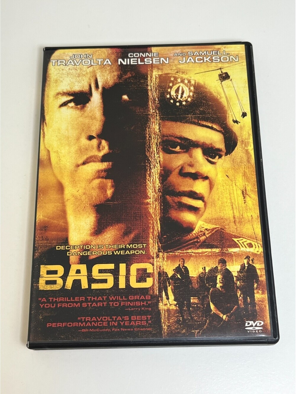 Basic DVD John Travolta Samuel L Jackson Connie Nielsen Columbia 2003